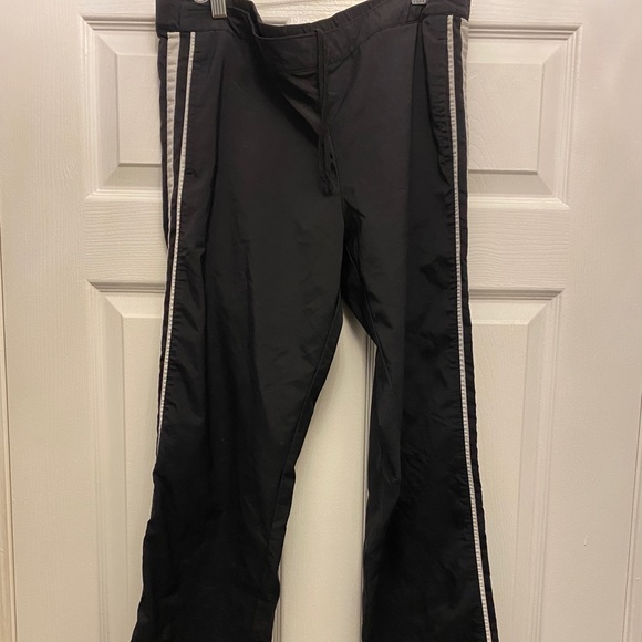 Black with white stripes Nike track pants - Picture 2 of 3